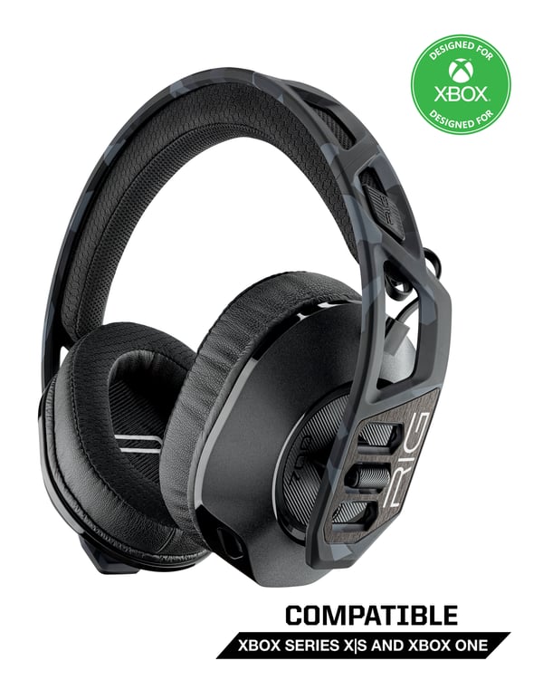 Miniatyrbillede 3 af 11: NACON RIG700HX Urban Camo Headset Trådløs Spil Sort, Camouflage, Marineblå