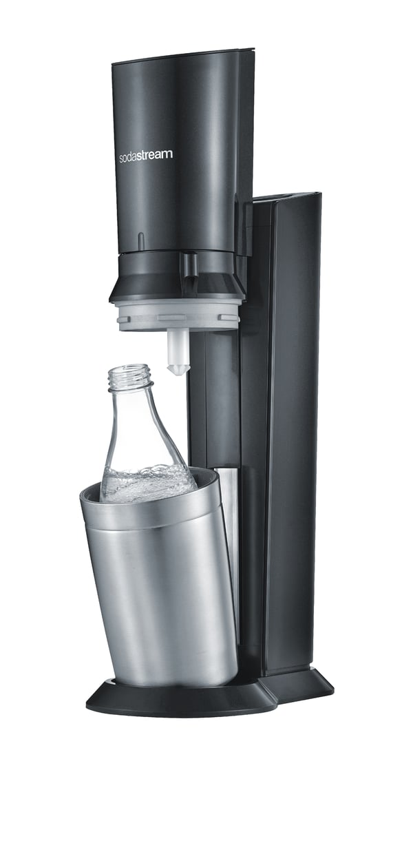 SodaStream Crystal 3.0 Metall, Rostfritt stål Svart