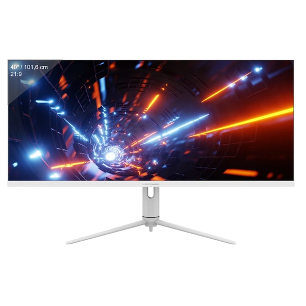Miniatyrbillede 1 af 10: LC-Power LC-M40-UWQHD-144 computerskærm 101,6 cm (40") 3440 x 1440 pixel UltraWide Quad HD Hvid