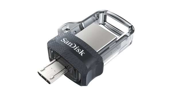 SanDisk Ultra Dual m3.0 USB-sticka 256 GB USB Type-A / Micro-USB 3.2 Gen 1 (3.1 Gen 1) Svart, Silver, Transparent SanDisk Ultra Dual m3.0 USB-sticka 256 GB USB Type-A / Micro-USB 3.2 Gen 1 (3.1 Gen 1) Svart, Silver, Transparent