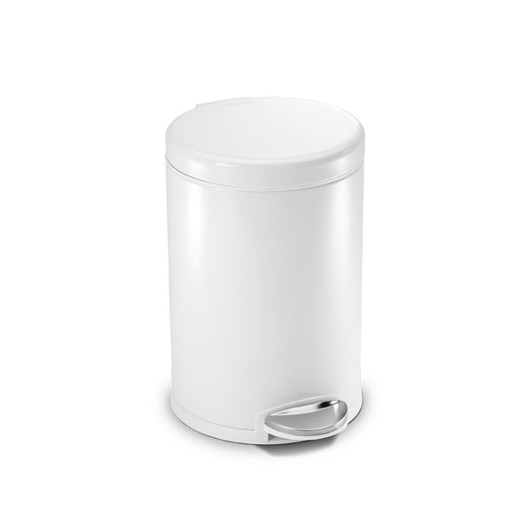simplehuman CW1853CB 4,5 L Rund Rustfrit stål Hvid