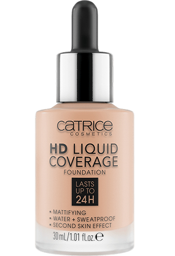CATRICE HD Liquid Coverage 30 ml Pipettipullo Nestemäinen 020 Rose Beige