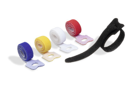 Durable Cavoline Grip Tie kabelsamler Krog og løkke kabelbinder Forskellige farver 5 stk
