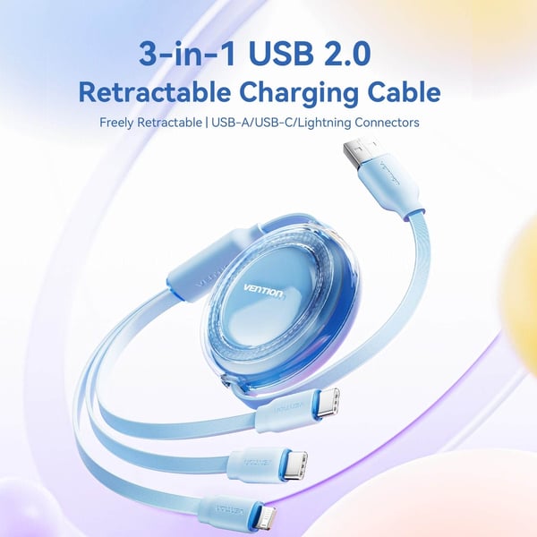 Miniatyrbild 3 av 5: Vention TRJPBE USB-kablar USB 2.0 lila