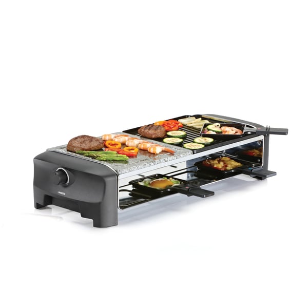 Miniatyrbillede 3 af 17: Princess 162820 raclette grill 8 person(er) 1400 W Sort