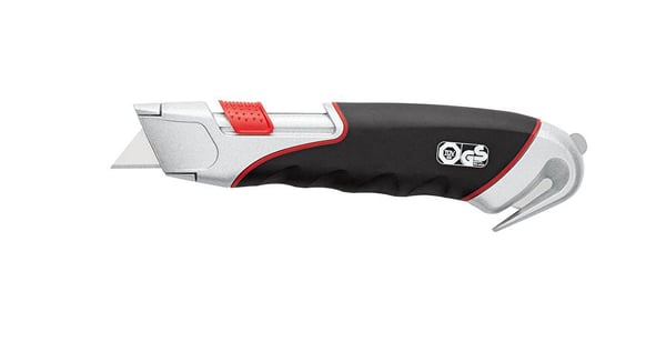 Wedo 78 855 mattknivar Svart, Röd, Silver Fast knivblad