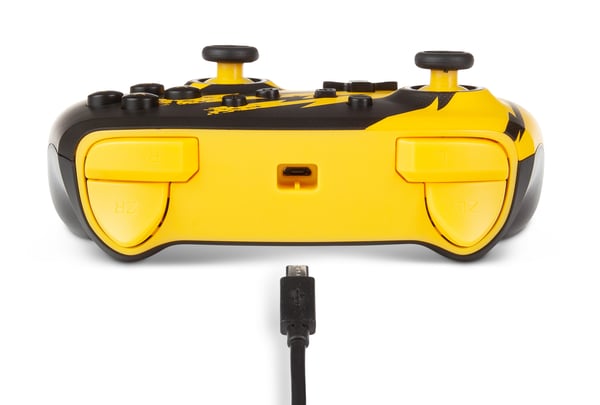 Miniatyrbild 6 av 11: PowerA 1516985-01 spelkonsoler Svart, Gul USB Spelplatta Analog / Digital Nintendo Switch, Nintendo Switch Lite
