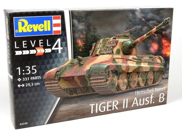Revell Tiger II Ausf.B (Henschel Turr) Tank model 1:35