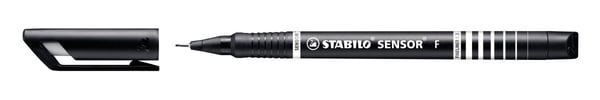 Miniatyrbillede 1 af 7: STABILO SENSOR fine fineliner Fin Sort 1 stk