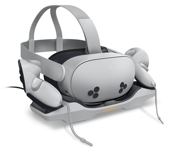 Miniatyrbillede 3 af 7: PowerA 617885097713 oplader til mobil enhed Gaming kontrolenhed, Hovedmonteret display, Headset Sort, Hvid Vekselstrøm Trådløs opladning Indendørs