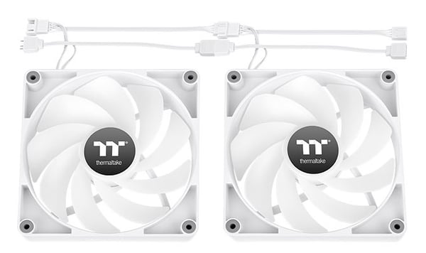 Miniatyrbillede 5 af 7: Thermaltake CT140 Reverse ARGB Computerkabinet Ventilator 14 cm Hvid 2 stk