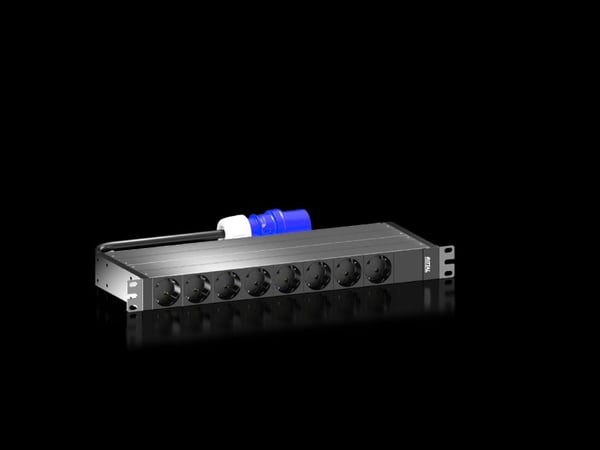 Rittal 7979.103 strømforsyningsenhed (PDU) 8 AC stikkontakt(er) 0U Sort