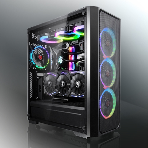 Miniatyrbild 5 av 8: RAIJINTEK Ponos MS Midi Tower Svart