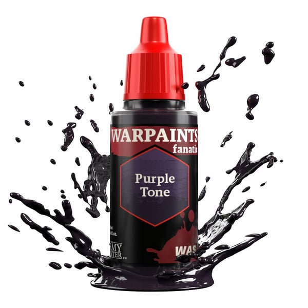 Miniatyrbillede 2 af 2: The Army Painter Warpaints Fanatic Wash: Purple Tone Akrylmaling 1 stk