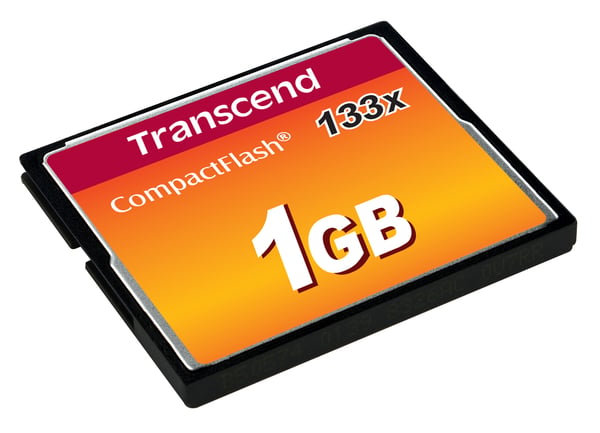 Miniatyrbild 4 av 4: Transcend 1 GB CF 133x CompactFlash MLC