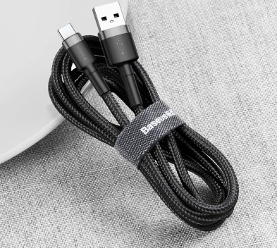 Miniatyrbillede 3 af 6: Baseus CATKLF-UG1 USB-kabel 3 m USB A USB C Sort