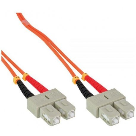 Mercodan 40400167 InfiniBand og fiberoptisk kabel 2 m SC Flerfarvet, Orange