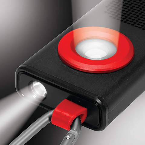 Yato YT-08557 arbejdslys Sort, Rød LED 5,9 W