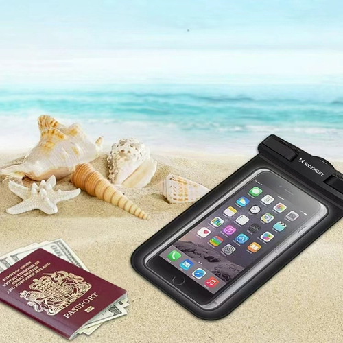Wozinsky WWE-01 mobiltelefon etui Armbåndetui Sort, Transparent