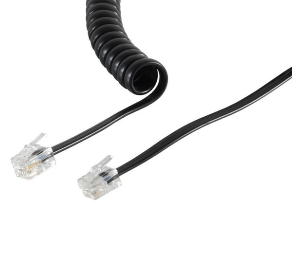 S-Impuls 70133-KOMSA puhelinjohto 2 m Musta S-Impuls 70133-KOMSA puhelinjohto 2 m Musta