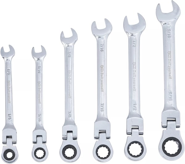 BGS technic Ratchet Combination Wrench Set