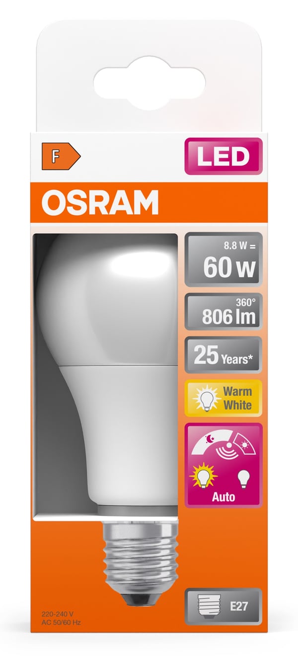 Miniatyrbild 2 av 7: Osram LED Star Classic LED-lampor Varmvitt 2700 K 8,8 W E27 F