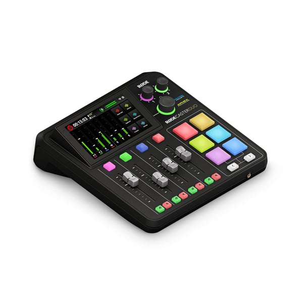 RØDE Caster Duo Svart 23 knappar