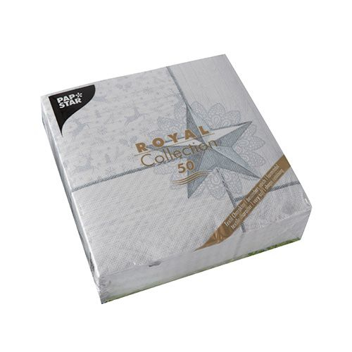 Papstar 87844 pappersnäsdukar Mjukpapper Vit 50 styck