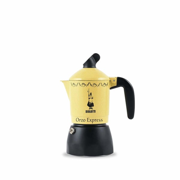 Miniatyrbillede 1 af 3: Bialetti Orzo Express Moka gryde Sort, Gul