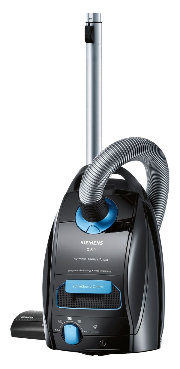 Miniatyrbild 1 av 9: Siemens VSQ5X1230 dammsugare 4,5 l Cylinderdammsugare Torr 850 W Dammpåse