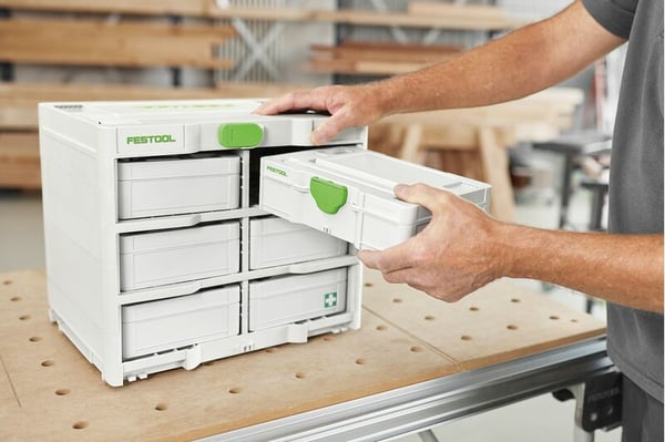 Miniatyrbild 5 av 7: Festool 577807 verktygslåda Grön, Vit