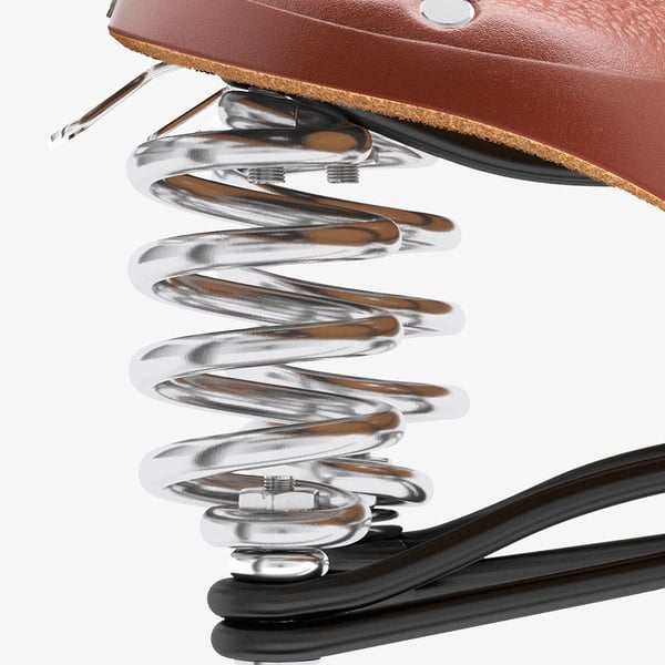 Miniatyrbillede 6 af 9: Brooks B66 By Unisex Cykelsadel