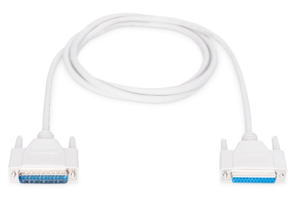 Pikkukuva 2 / 3: Digitus AK-610201-020-E sarjakaapeli Beige 2 m DSUB, 25-pin