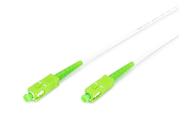 Miniatyrbild 1 av 4: DIGITUS Glasfiber Patchkabel, stålförstärkt, simplex, singlemode, SC/APC SC/APC, 5 m