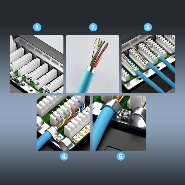 Extralink EX.9663 patchpaneler 0.5U