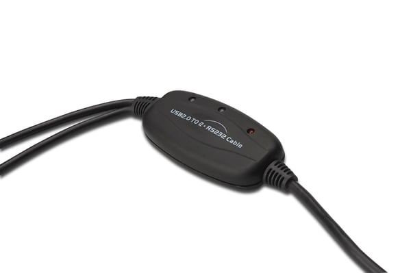 Pikkukuva 3 / 3: Digitus DA-70158 sarjakaapeli Musta 1,5 m USB A-tyyppi DB-9