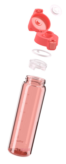SIGG 6208.30 drikkedunk Dagligt forbrug 750 ml Tritan Rød, Transparent
