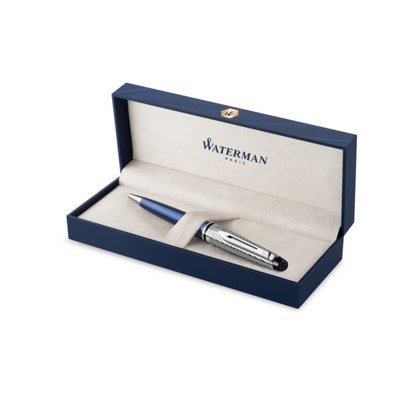 Waterman Expert Deluxe Sininen Keskikokoinen 1 kpl