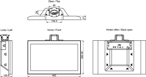 Siemens 6AV6646-1BC18-0NA1 6AV66461BC180NA1 SPS-Touchpanel