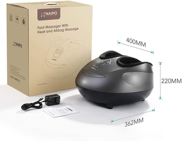NAIPO MGF-836 massageapparat Fod Sort