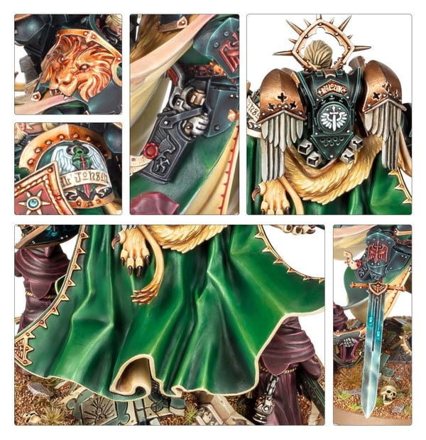 Miniatyrbild 4 av 8: Games Workshop Lion El'Jonson Figur