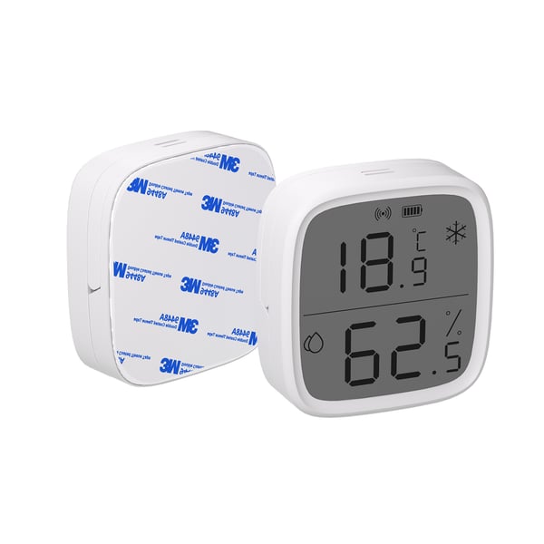 Miniatyrbillede 2 af 3: Sonoff ZigBee Indendørs Temperatur og luftfugtighedssensor Fritstående Trådløs