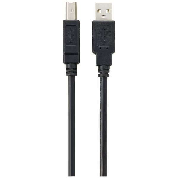 Renkforce RF-5720372 USB-kabel USB 2.0 20 m USB A USB B 0,48 Gbit/sek. Sort