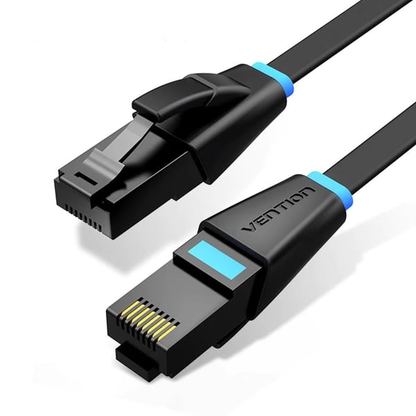 Vention IBJBK netværkskabel Sort 8 m Cat6 U/UTP (UTP) Flad