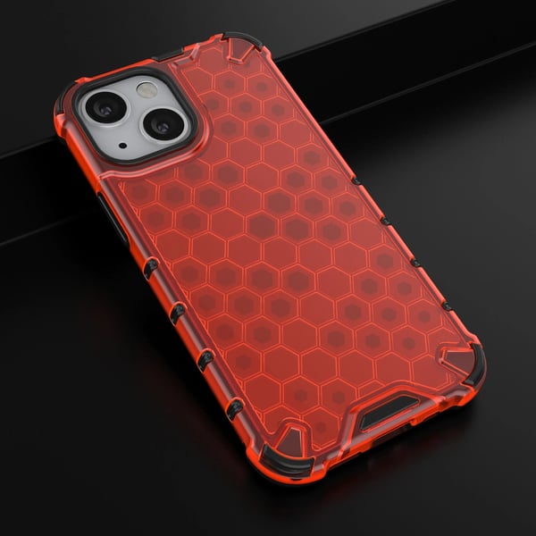 Hurtel Honeycomb mobiltelefon etui 13,7 cm (5.4") Hylde etui Rød