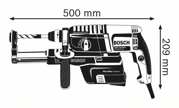 Bosch 0 611 250 500 poravasara 710 W 1000 RPM