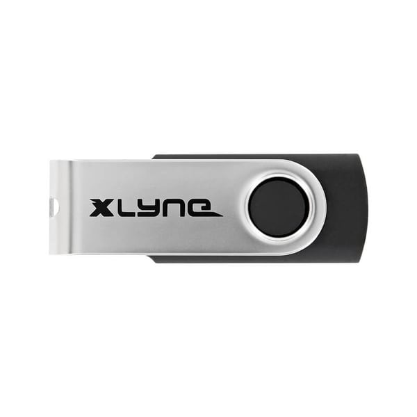 xlyne 177532-2 USB-sticka 32 GB USB Type-A 2.0 Svart, Silver