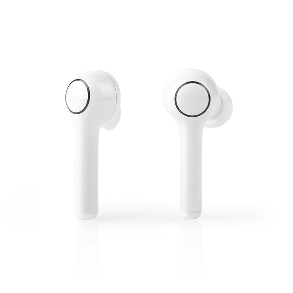 Nedis HPBT5055WT kuulokkeet ja kuulokemikrofoni Langaton In-ear Puhelut/Musiikki Bluetooth Valkoinen