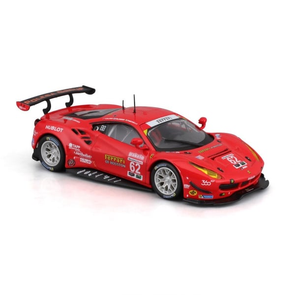 Pikkukuva 6 / 14: BBURAGO Ferrari Racing – 488 GTE 2017 Urheiluauton pienoismalli Esikoottu 1:43
