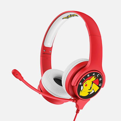 Miniatyrbillede 1 af 11: OTL Technologies Pokémon Pikachu Hovedtelefoner Ledningsført Headset Spil Rød, Hvid